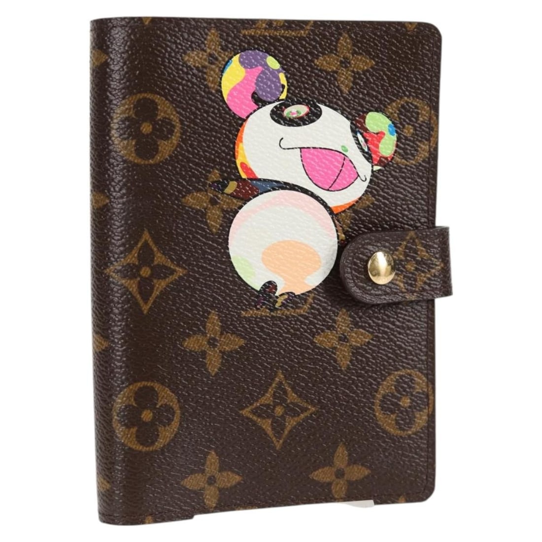 LOUIS VUITTON Monogram Panda Agenda PM Day Planner Cover R20011 LV Authentic: LOUIS VUITTON Monogram Panda Agenda PM Day Planner Cover R20011 LV Authentic This LOUIS VUITTON Monogram Panda Agenda PM Day Planner Cover is a stylish and functional accessory crafted from durable Mo