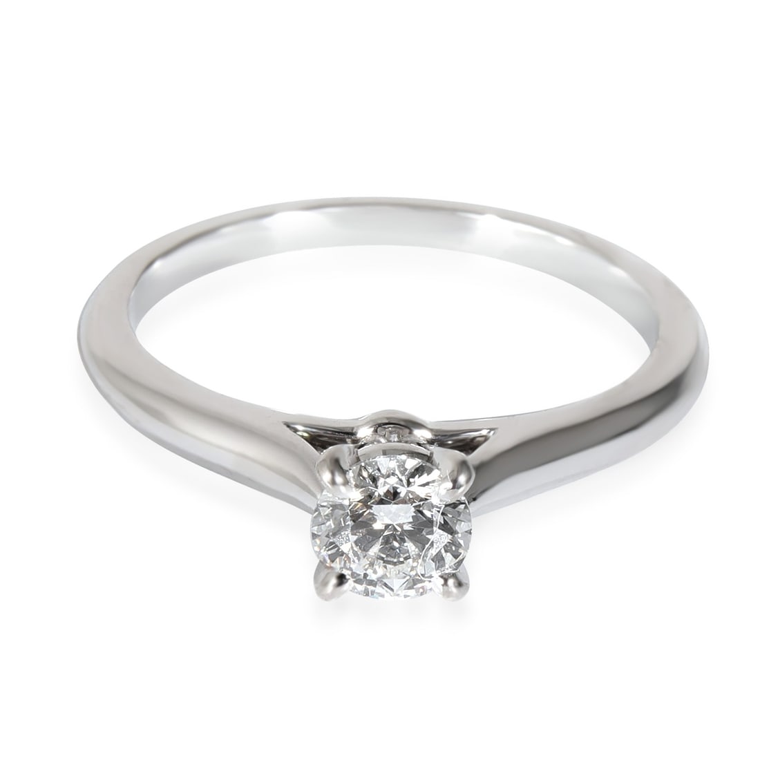 Cartier 1895 Solitaire Engagement Ring Platinum GIA Certified 0.31ct: Cartier 1895 Solitaire Engagement Ring Platinum GIA Certified 0.31ct This exquisite Cartier Solitaire 1895 Engagement Ring is crafted from high-quality platinum with a metal purity of 950. Featuring a