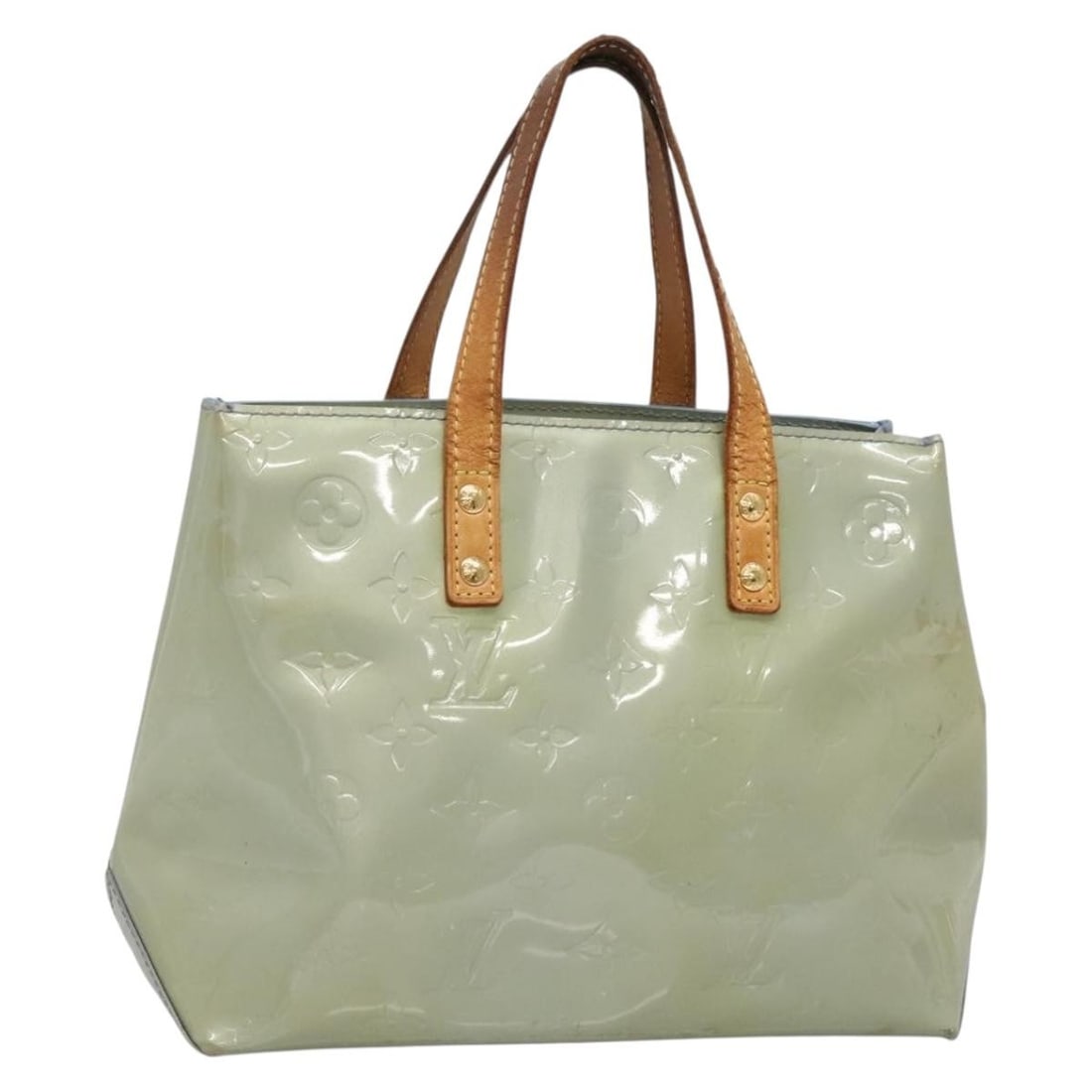 LOUIS VUITTON Monogram Vernis Reade PM Hand Bag Lavande M91220 Auth (1 of 18)