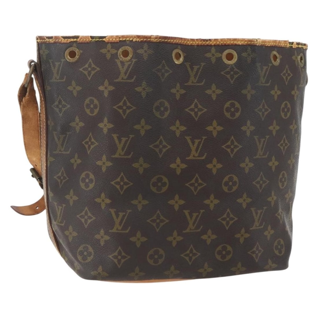 LOUIS VUITTON Monogram Petit Noe Shoulder Bag M42226 Auth (1 of 17)