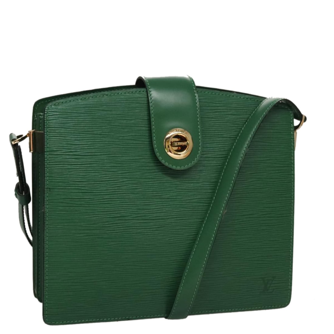 LOUIS VUITTON Epi Capuchin Shoulder Bag Green M52344 France (1 of 18)