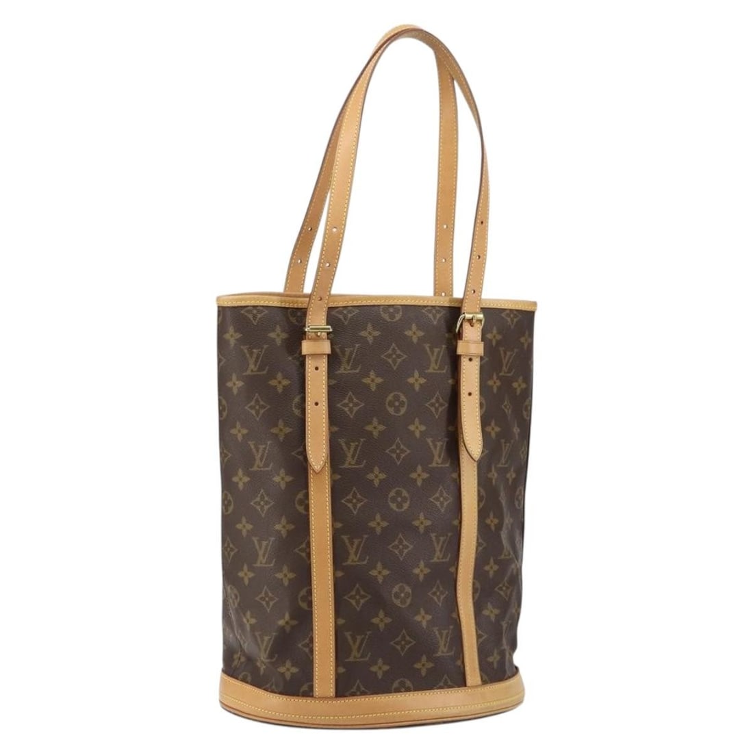 LOUIS VUITTON Monogram Bucket GM Shoulder Bag M42236 Auth (1 of 18)