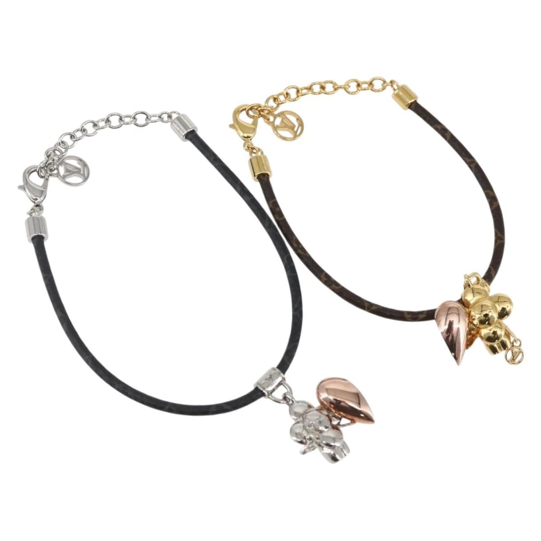 LOUIS VUITTON Monogram Vivienne Bracelet M8333Z with Dust Bag (1 of 18)