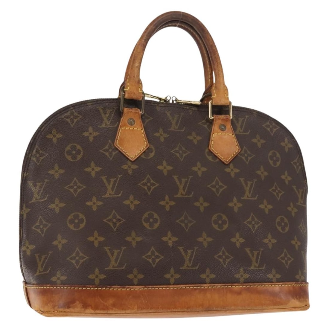 LOUIS VUITTON Monogram Alma Hand Bag M51130 Auth France (1 of 18)