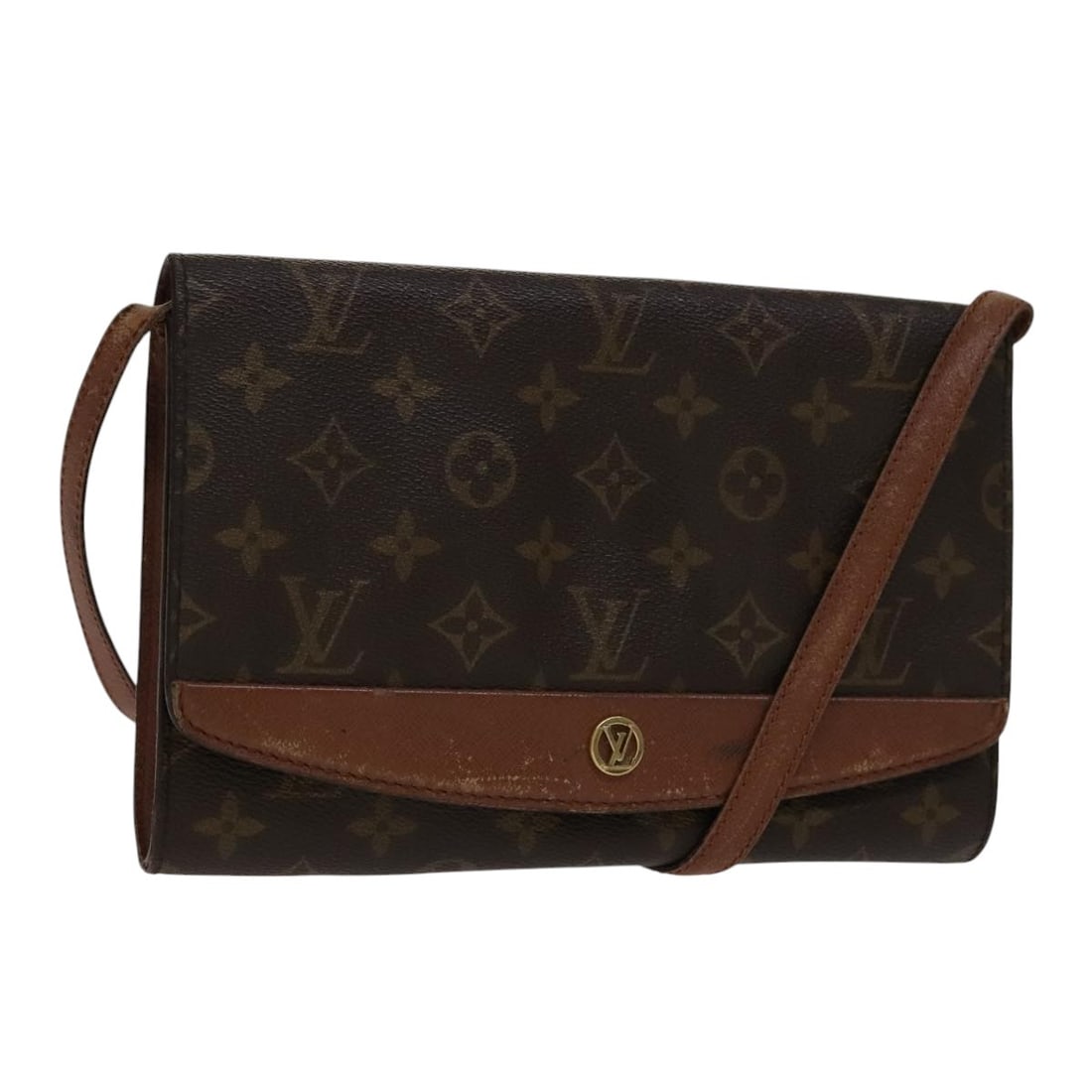 LOUIS VUITTON Monogram Bordeaux 24 Shoulder Bag M51798 Auth Made in France: LOUIS VUITTON Monogram Bordeaux 24 Shoulder Bag M51798 Auth Made in France This authentic LOUIS VUITTON Monogram Bordeaux 24 Shoulder Bag (Model: M51798) is crafted from durable Monogram Canvas, featu