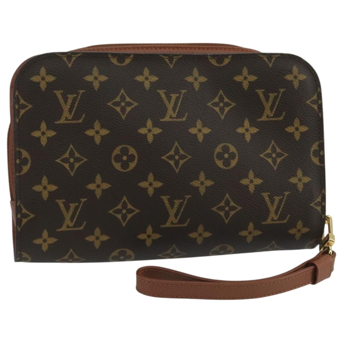 LOUIS VUITTON Monogram Orsay Clutch Bag M51790 Authentic: LOUIS VUITTON Monogram Orsay Clutch Bag M51790 Authentic This authentic LOUIS VUITTON Monogram Orsay Clutch Bag is crafted from durable Monogram Canvas, offering both style and functionality. The bag