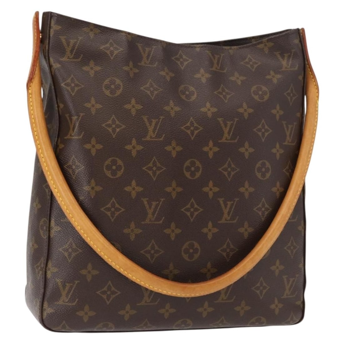 LOUIS VUITTON Monogram Looping GM Shoulder Bag M51145 Auth France (1 of 18)