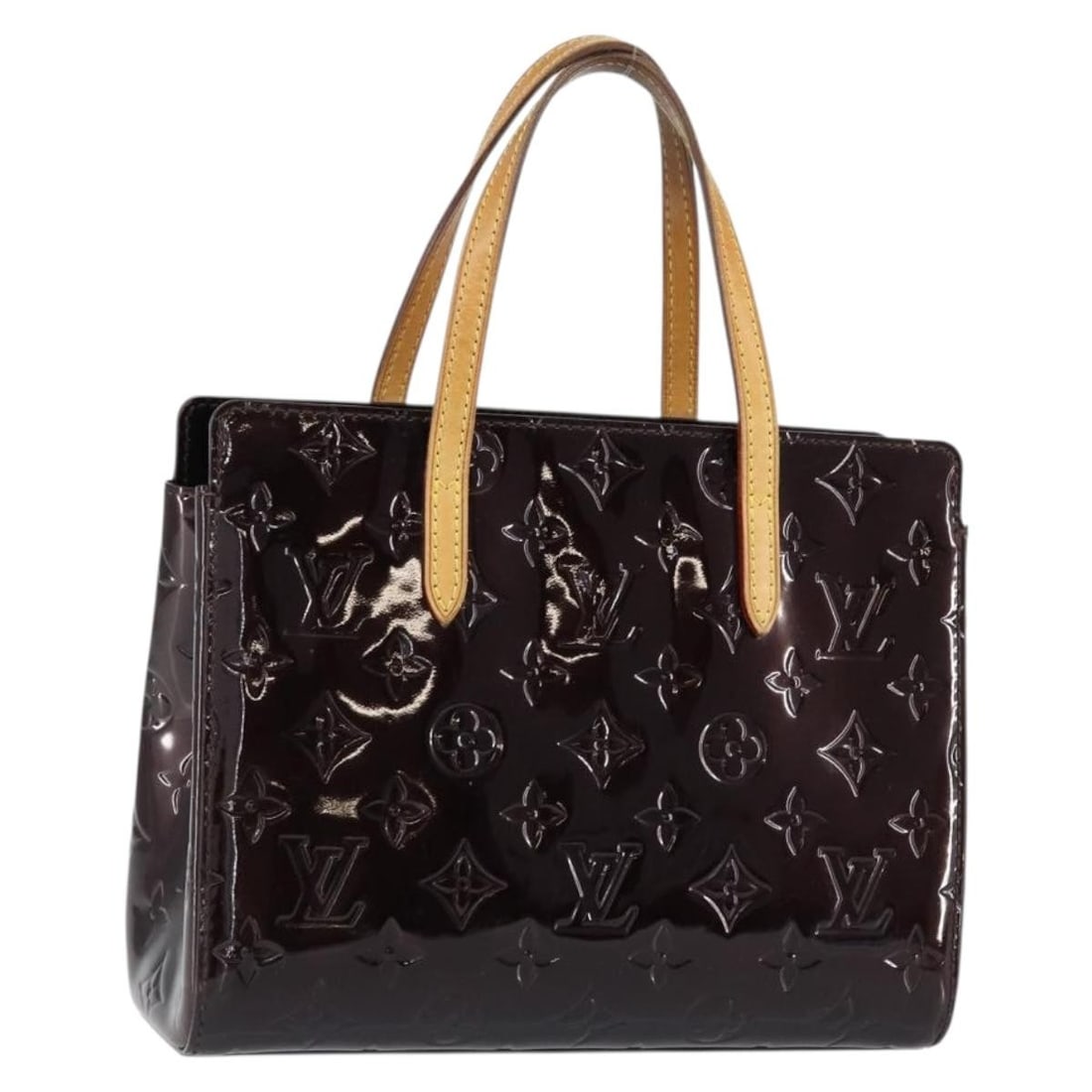 LOUIS VUITTON Monogram Vernis Catalina BB Bag Amarante M90017 Auth: LOUIS VUITTON Monogram Vernis Catalina BB Bag Amarante M90017 Auth This LOUIS VUITTON Monogram Vernis Catalina BB Bag is crafted from luxurious patent leather in a rich Amarante hue. Designed as a sty