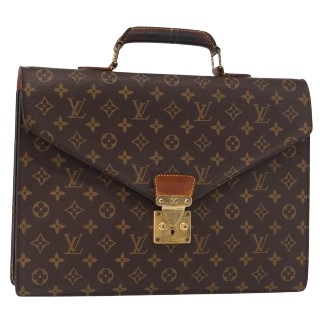 LOUIS VUITTON Monogram Canvas Briefcase M53331 Auth MI0926 (1 of 18)