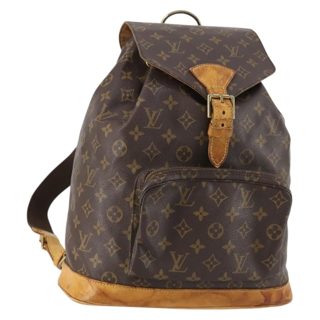 LOUIS VUITTON Monogram Montsouris GM Backpack M51135 Auth France (1 of 18)