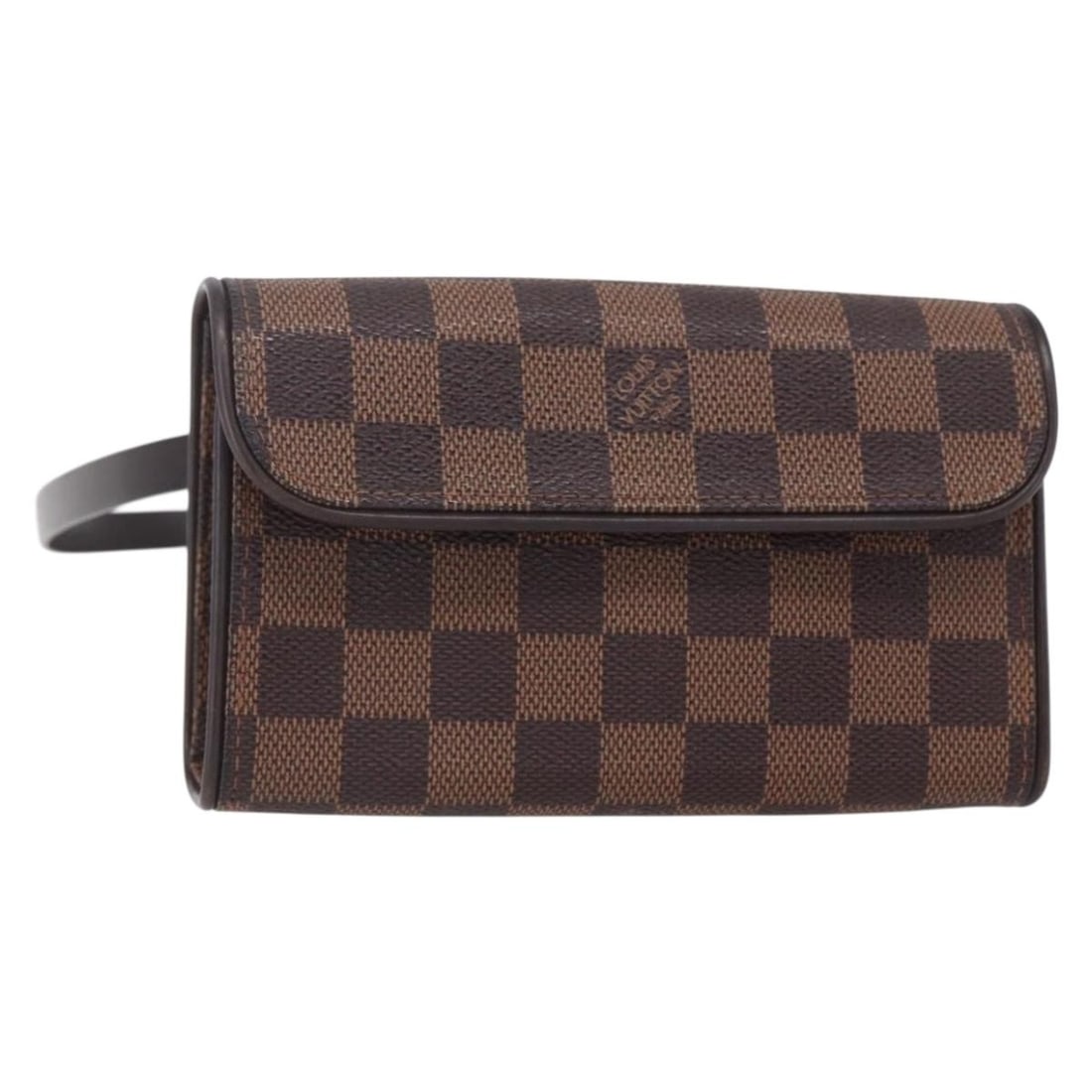LOUIS VUITTON Damier Ebene Pochette Florentine Waist Bag N51856 Auth: LOUIS VUITTON Damier Ebene Pochette Florentine Waist Bag N51856 Auth Introducing the LOUIS VUITTON Damier Ebene Pochette Florentine Waist Bag, a stylish and functional accessory crafted in France. Thi