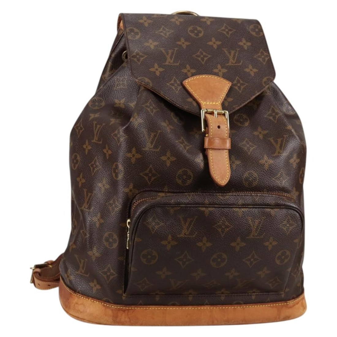 LOUIS VUITTON Monogram Montsouris GM Backpack M51135 Auth France: LOUIS VUITTON Monogram Montsouris GM Backpack M51135 Auth France This LOUIS VUITTON Monogram Montsouris GM Backpack (Model: M51135) is a stylish and functional accessory made from durable Monogram Can