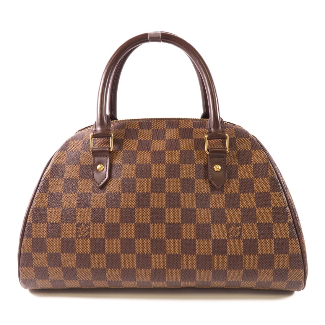 LOUIS VUITTON Ribera MM Handbag Damier Ebene Brown PVC Canvas (1 of 16)
