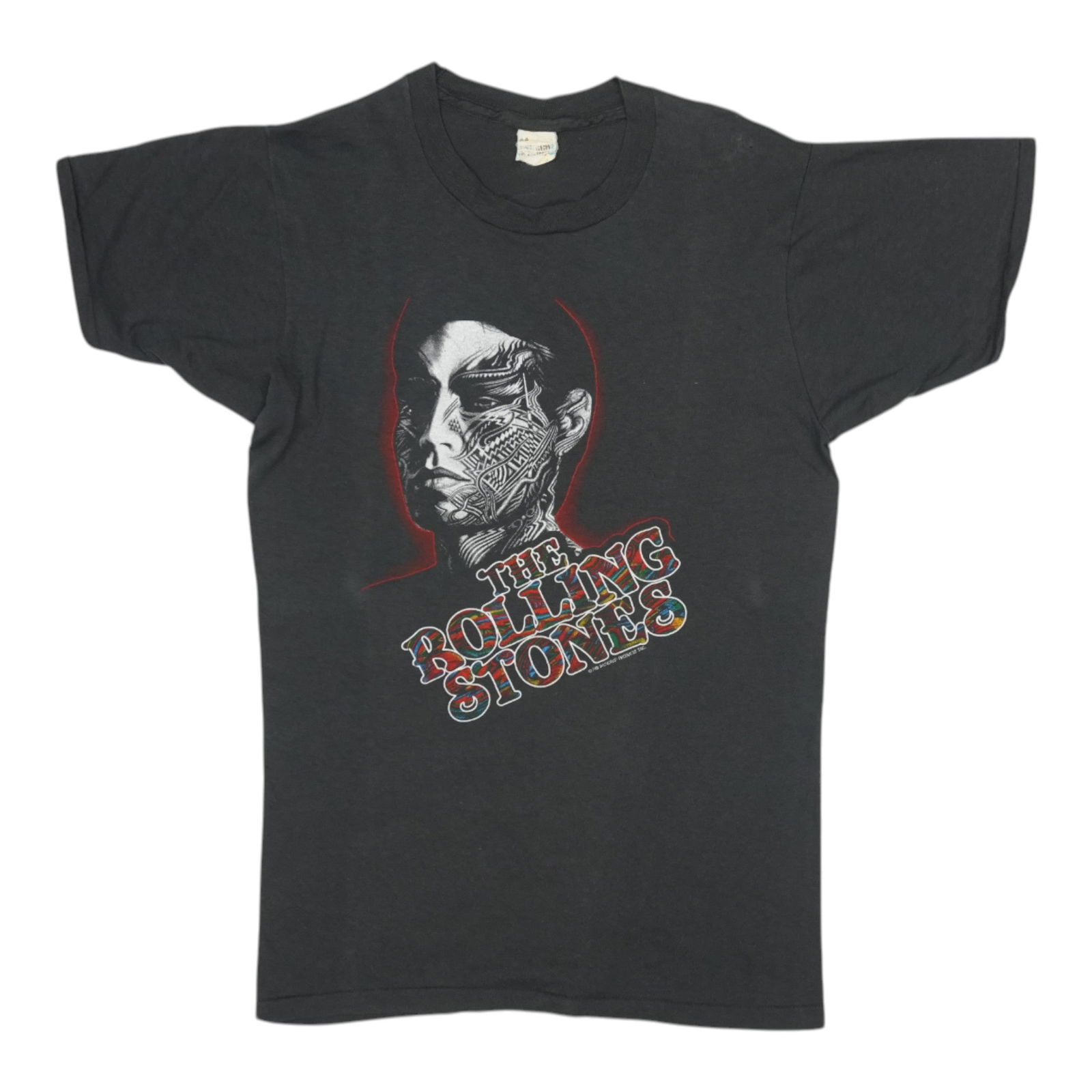 Vintage 1981 Rolling Stones Tattoo You Shirt Black Cotton (1 of 6)