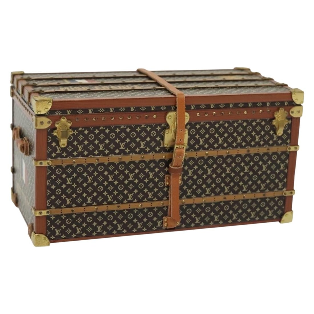 Louis Vuitton Miss France Paper Weight Metal Brown M99408 Auth (1 of 12)