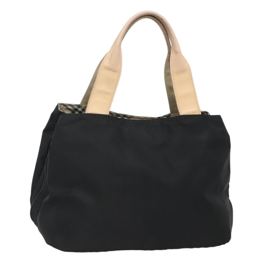 Black Burberry Vintage Women's Handbag with Structured Shape (1 of 1)