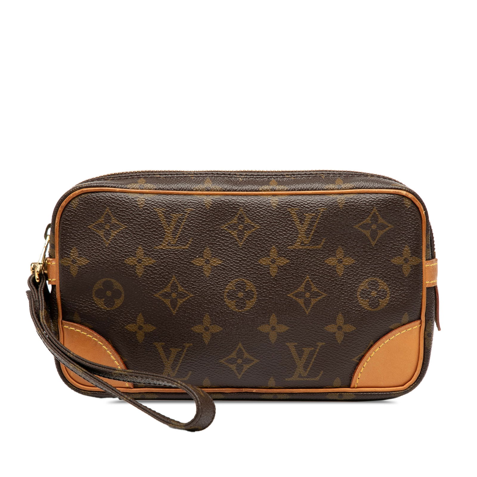 Louis Vuitton Monogram Marly Dragonne PM Brown Canvas Bag (1 of 7)