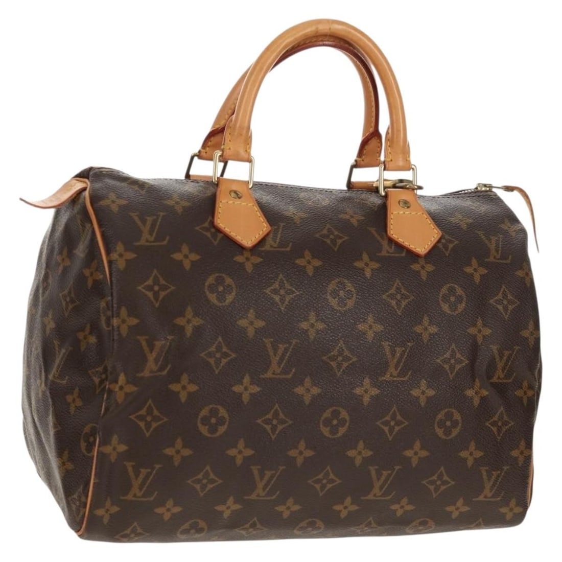 LOUIS VUITTON Monogram Speedy 30 Hand Bag M41526 with Accessories (1 of 18)