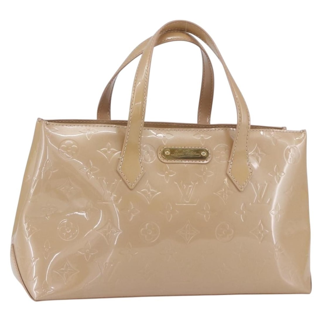 LOUIS VUITTON Vernis Wilshire PM Hand Bag Rose Flow Lantern M91642 Auth: LOUIS VUITTON Vernis Wilshire PM Hand Bag Rose Flow Lantern M91642 Auth This authentic LOUIS VUITTON Vernis Wilshire PM Hand Bag is a stylish accessory that combines luxury and practicality. Crafted f