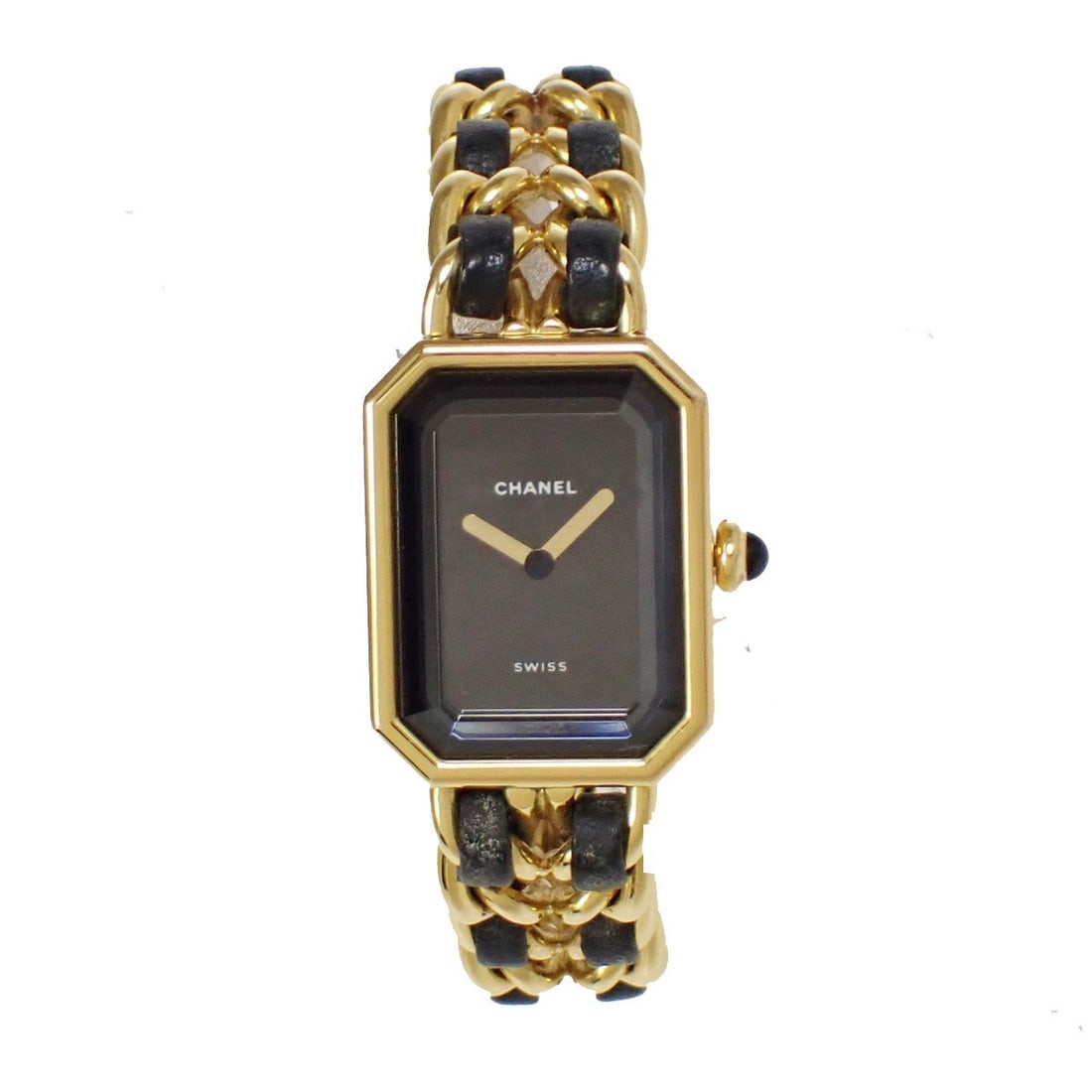 Premiere Rock Women's Quartz Timepiece by Chanel: Premiere Rock Women's Quartz Timepiece by Chanel This Chanel Premiere Rock Quartz watch is designed for women and features a quartz movement. The watch displays scuffs and scratches on the face and be