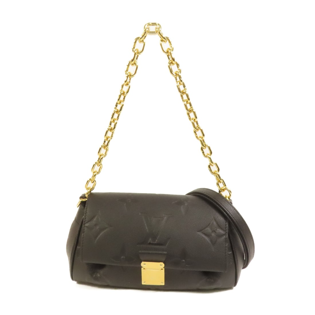 Louis Vuitton Favorite Monogram Empreinte Black Calfskin Shoulder Bag M45813 (1 of 14)