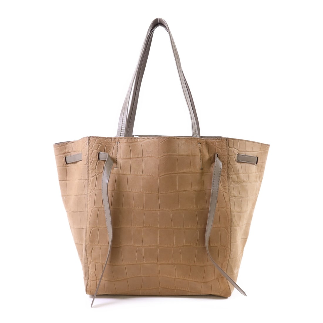 Beige Calfskin Large Tote from CELINE with Gold Tone Hardware (1 of 18)