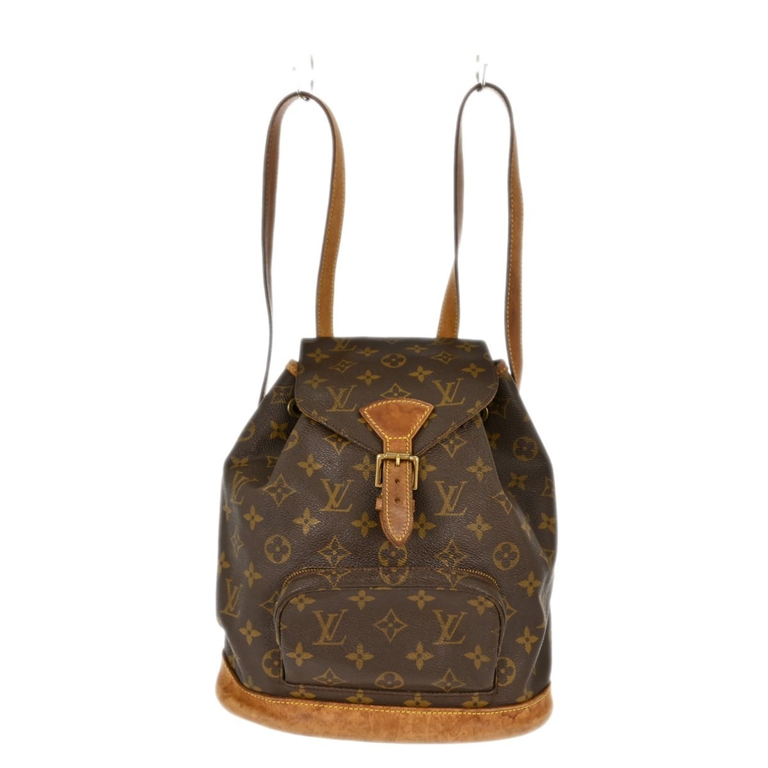 Louis Vuitton Montsouris MM Monogram Canvas Medium Brown Backpack M51136 (1 of 11)