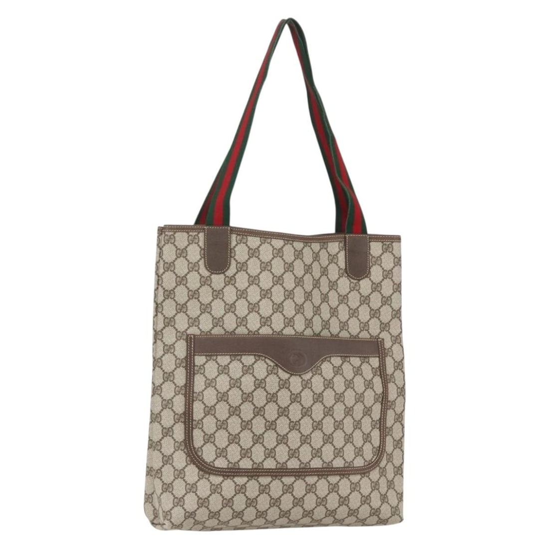Beige vintage tote bag from Gucci: Beige vintage tote bag from Gucci This pre-owned Gucci vintage tote bag features a beige design and is intended for women. It is in very good condition with some signs of use, including slight rubbing