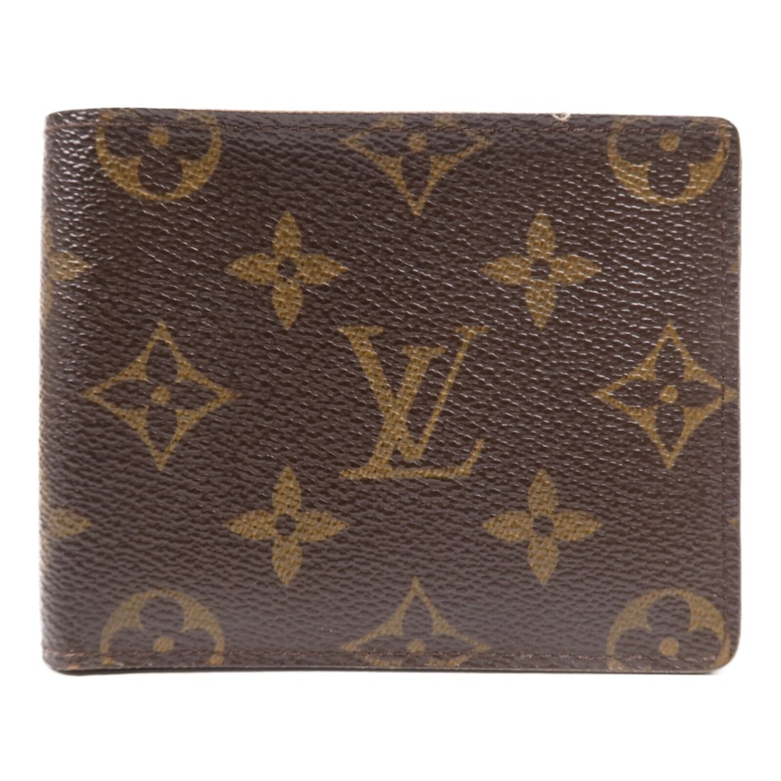 LOUIS VUITTON Monogram Brown Bi-fold Wallet M60930 9 Card Slots (1 of 15)