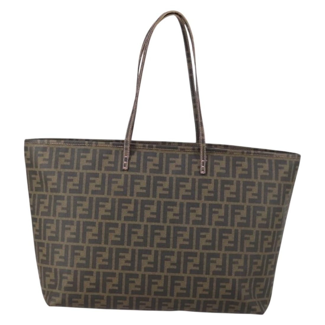 Fendi Zucca Pattern Black Roll Tote Bag (1 of 2)