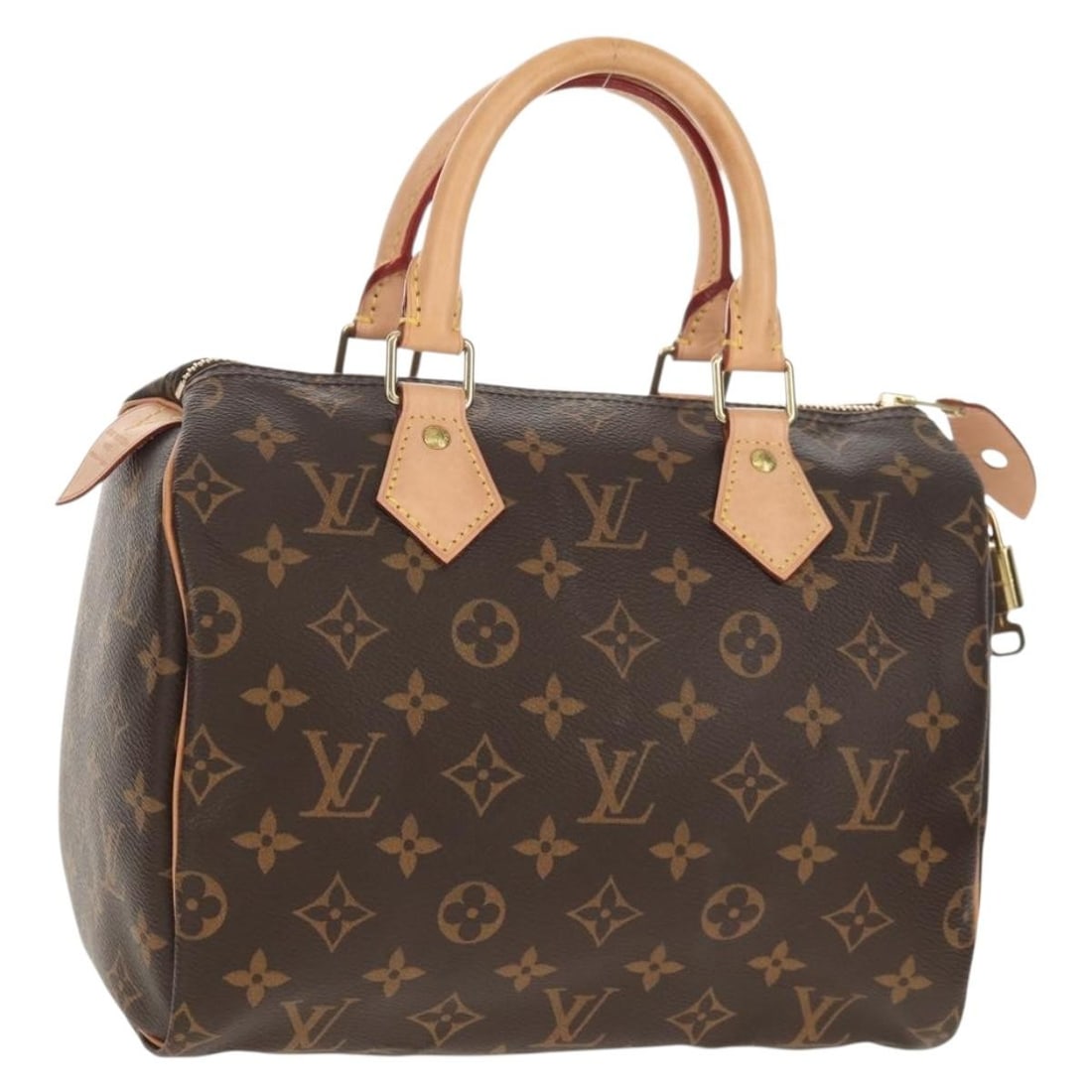 LOUIS VUITTON Monogram Speedy 25 Hand Bag M41528 with Dust Bag and Key (1 of 18)