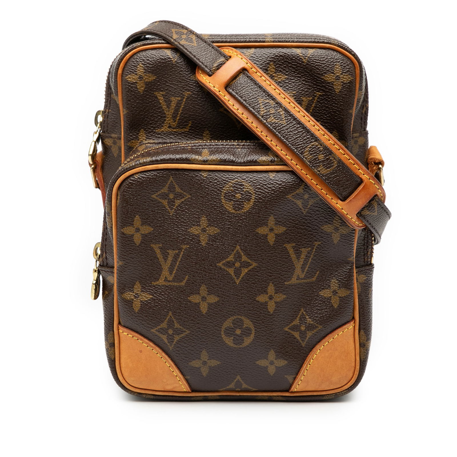 Louis Vuitton Monogram Amazone Crossbody Bag with Vachetta Trim (1 of 8)
