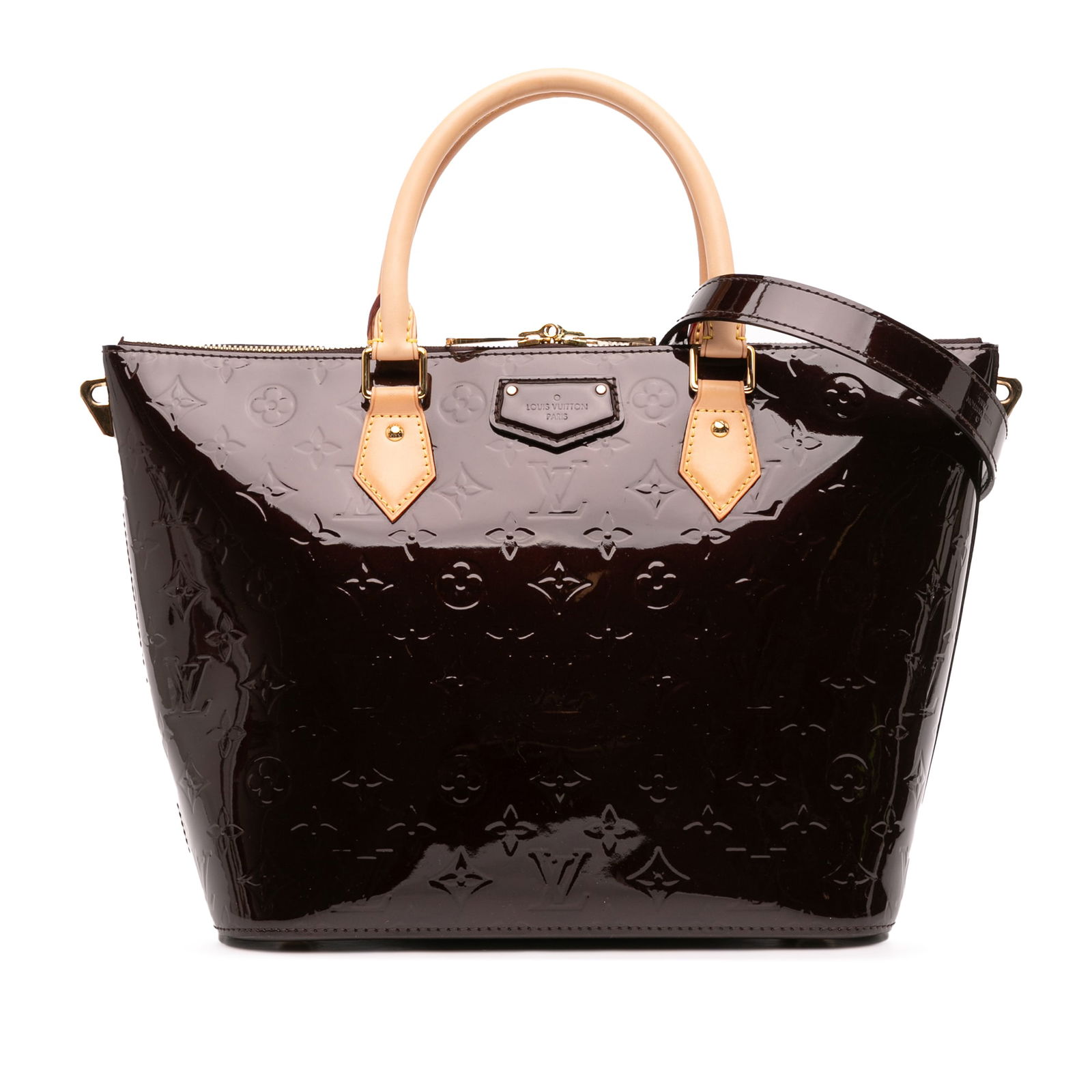 Louis Vuitton Monogram Vernis Purple Montebello MM Bag (1 of 11)