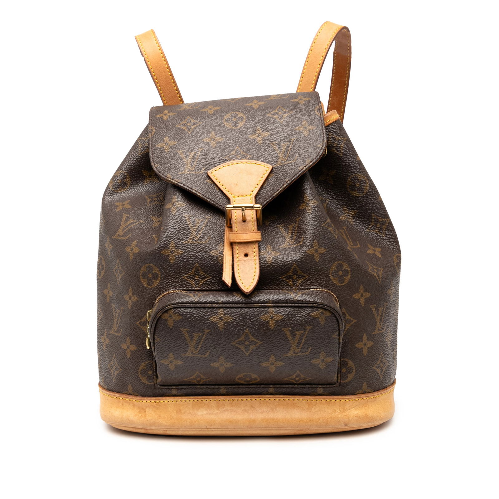 Louis Vuitton Monogram Montsouris PM Brown Canvas Bag (1 of 9)