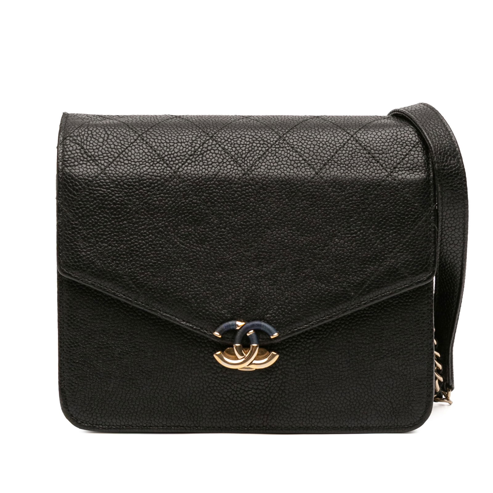Chanel Paris Cuba Quilted Caviar Wallet On Chain Black Leather: Chanel Paris Cuba Quilted Caviar Wallet On Chain Black Leather Elevate your accessory collection with this Chanel Paris Cuba Square Quilted Caviar Thread Around Wallet On Chain. Crafted from luxurious