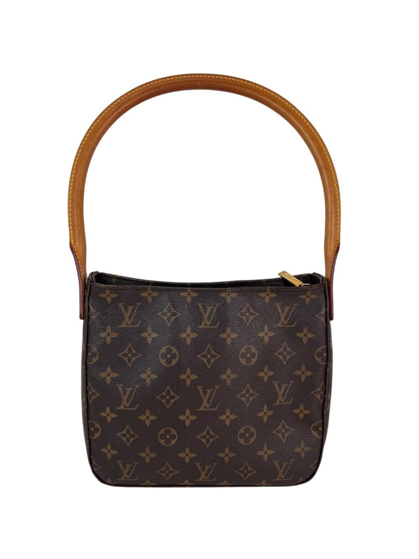 Louis Vuitton Looping MM Monogram Shoulder Bag Vintage Brown Canvas: Louis Vuitton Looping MM Monogram Shoulder Bag Vintage Brown Canvas This Louis Vuitton Vintage Looping MM Monogram Shoulder Bag is a stylish and functional accessory for casual travel. With its classi