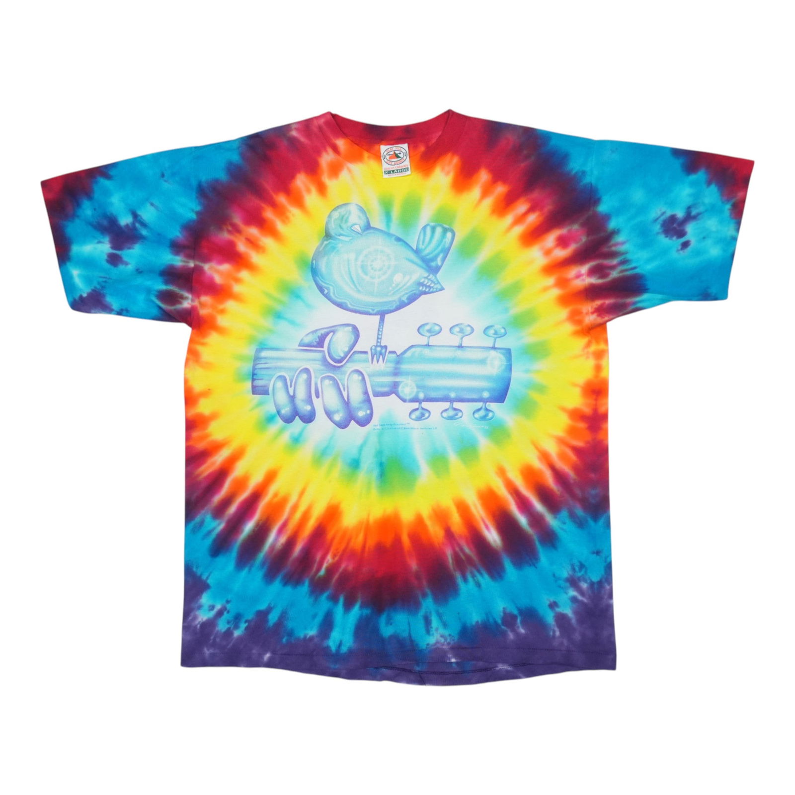 Vintage 1994 Woodstock Tie Dye Concert Shirt 100% Cotton: Vintage 1994 Woodstock Tie Dye Concert Shirt 100% Cotton Experience the nostalgia of the iconic 1994 Woodstock Music Festival with this original vintage tie dye concert shirt. This true vintage piece