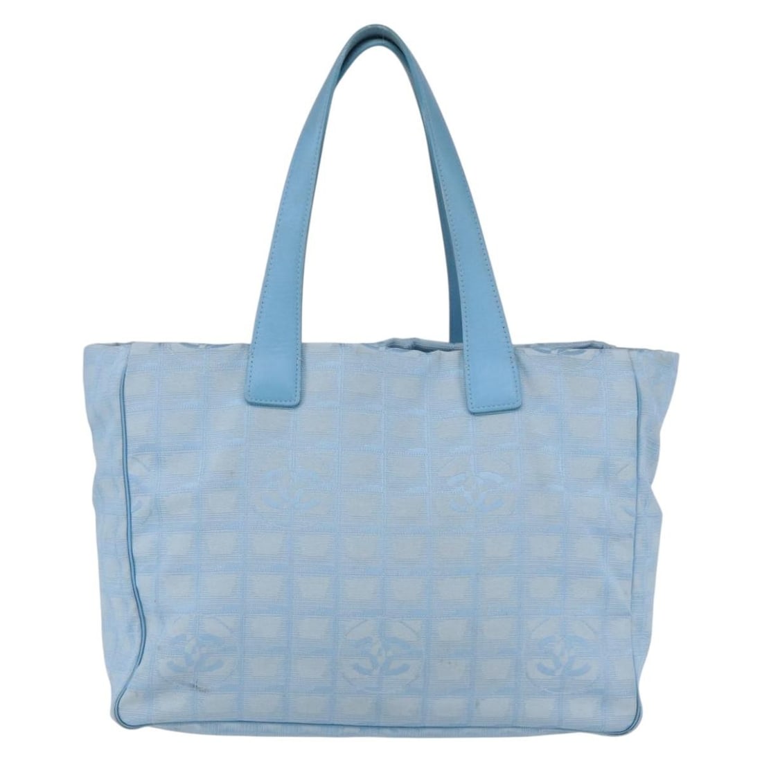 Chanel Blue Travel Line Series Tote Bag (1 of 2)