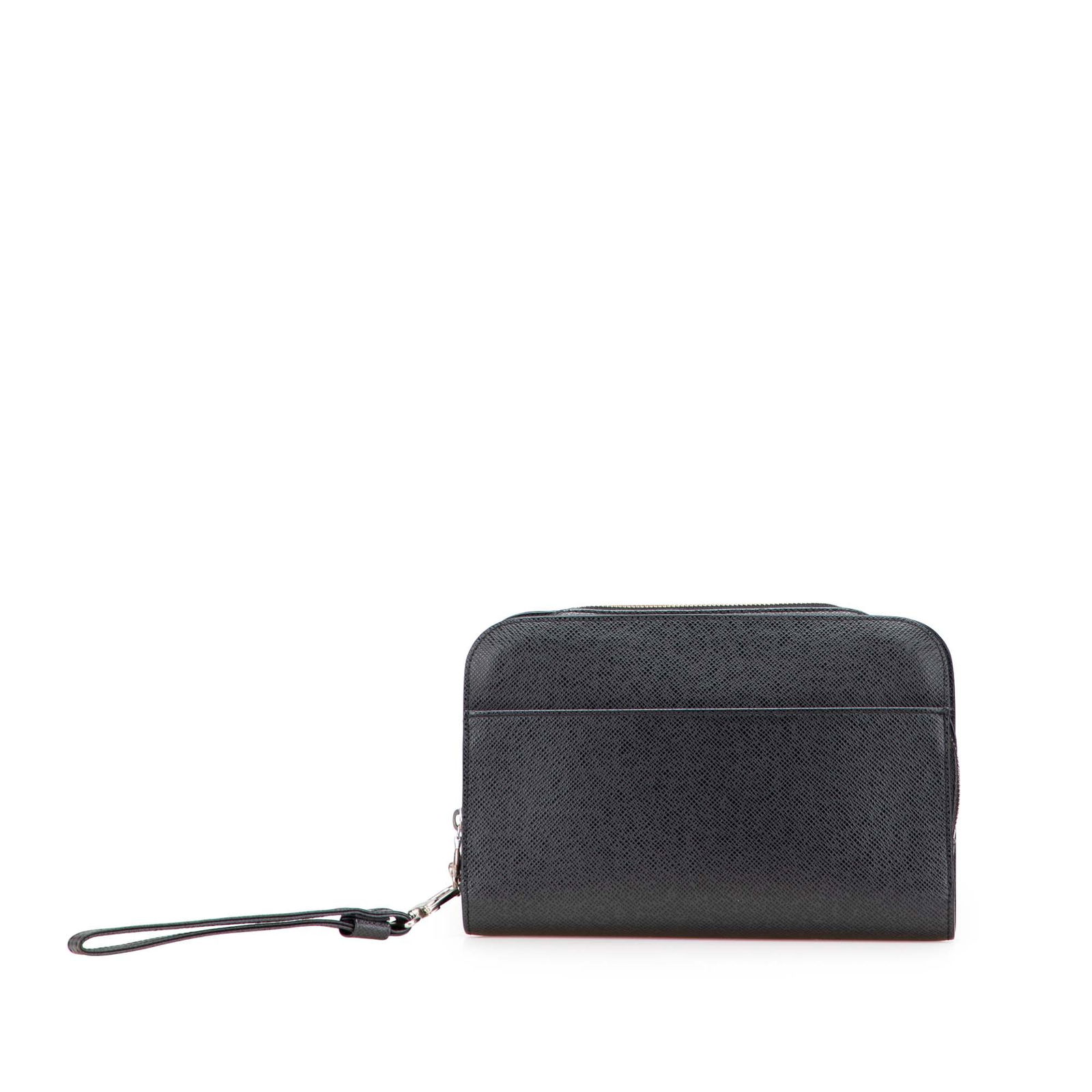 Louis Vuitton Taiga Baikal Black Leather Bag with Wrist Strap (1 of 12)