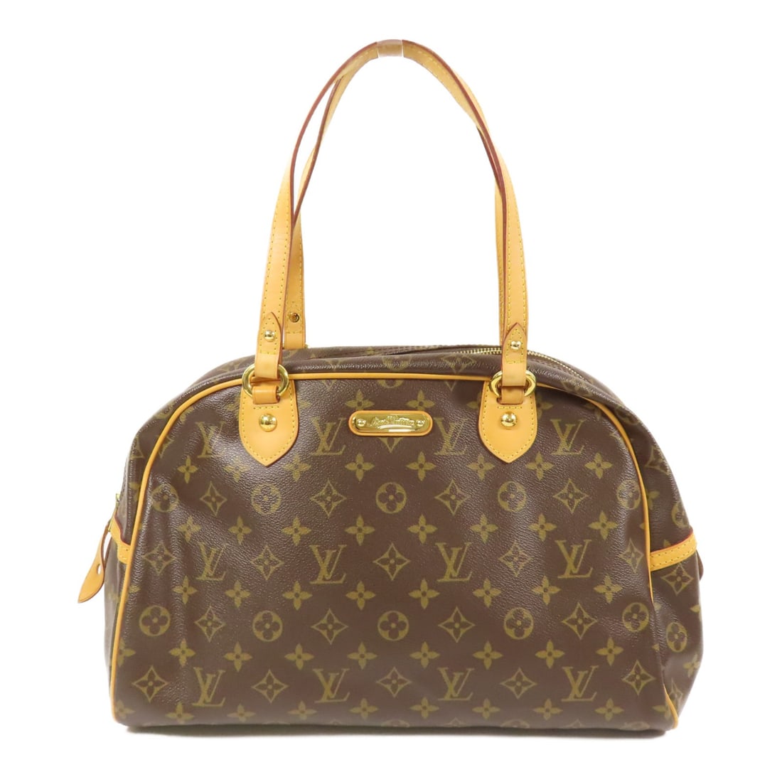 Louis Vuitton Montorgueil GM Shoulder Bag Monogram Brown PVC Canvas (1 of 14)