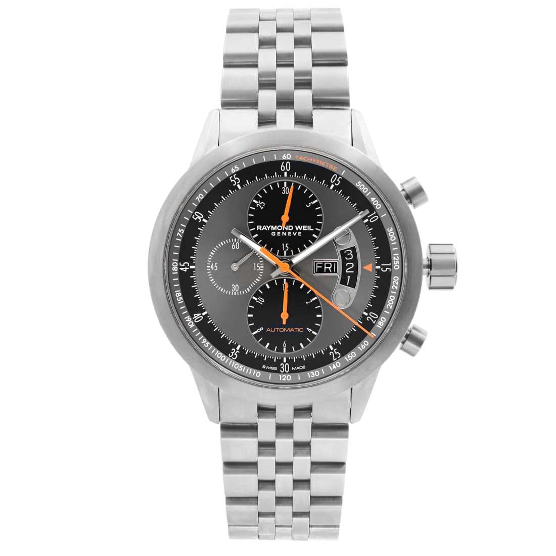 Raymond Weil Freelancer Automatic Titanium Gray Dial Men's Watch 7745-TI-05609 (1 of 6)