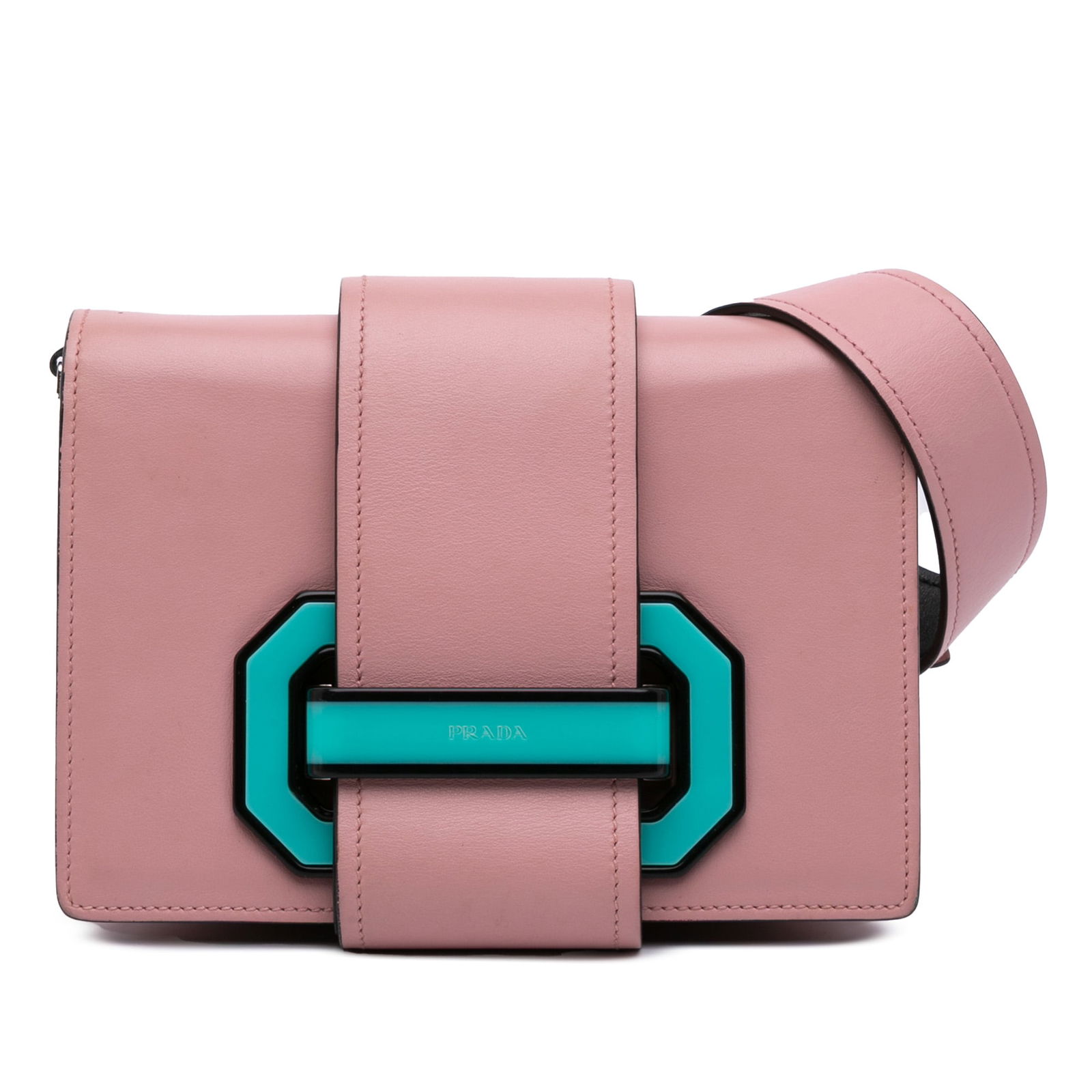 Prada City Calf Plex Ribbon Crossbody Pink Leather Bag: Prada City Calf Plex Ribbon Crossbody Pink Leather Bag Elevate your style with the Prada City Calf Plex Ribbon Crossbody, a sophisticated accessory crafted from premium leather. This chic bag showcase