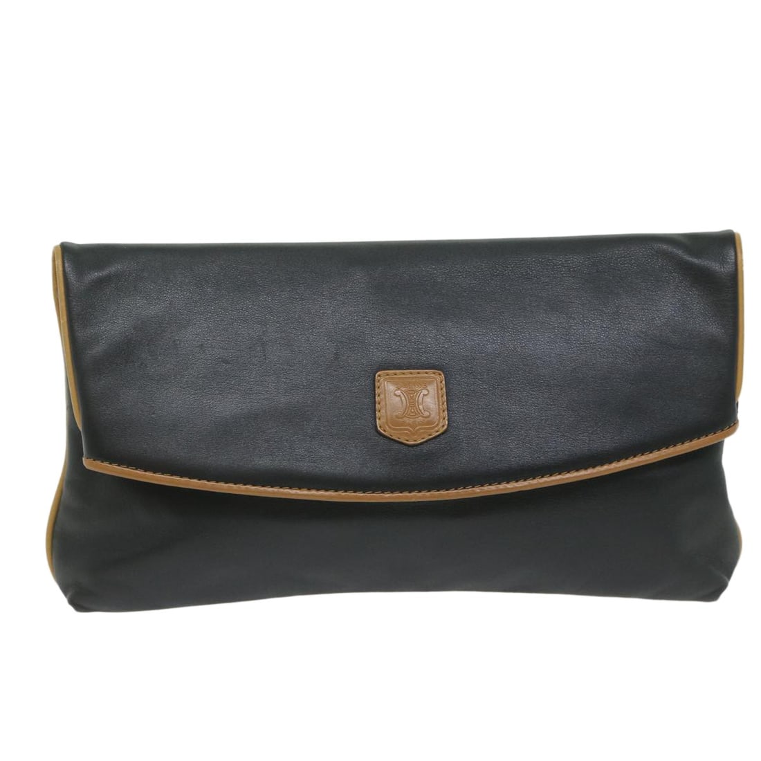 Black Triomphe Logo Pouch by Celine (1 of 2)