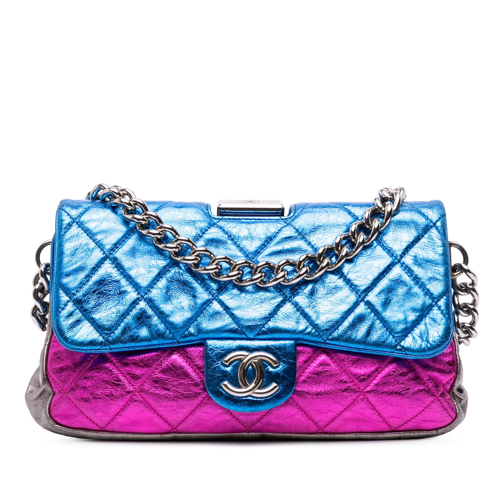 Chanel Multicolor Quilted Metallic Calfskin Modern Chain Bag (1 of 10)
