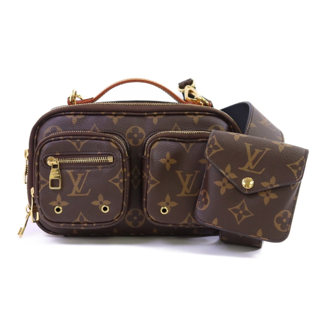 Louis Vuitton Monogram Utility Bag M80446 with Gold Tone Hardware (1 of 10)