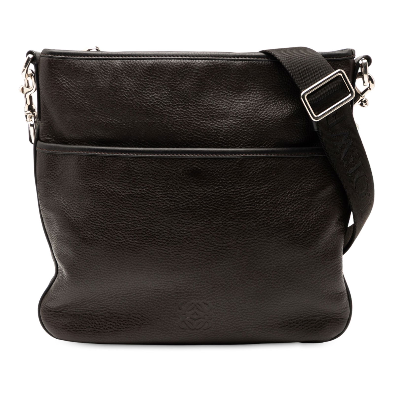 LOEWE Anagram Leather Crossbody Bag in Brown (1 of 7)