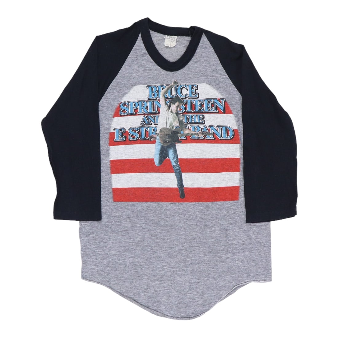 Vintage 1984 Bruce Springsteen Tour Jersey Shirt Gray (1 of 6)