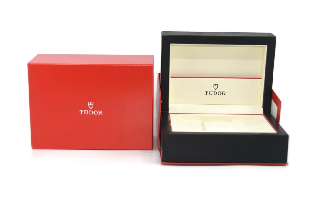 Authentic TUDOR Red Presentation Box for Single Watch 7x6x4 Inches (1 of 1)