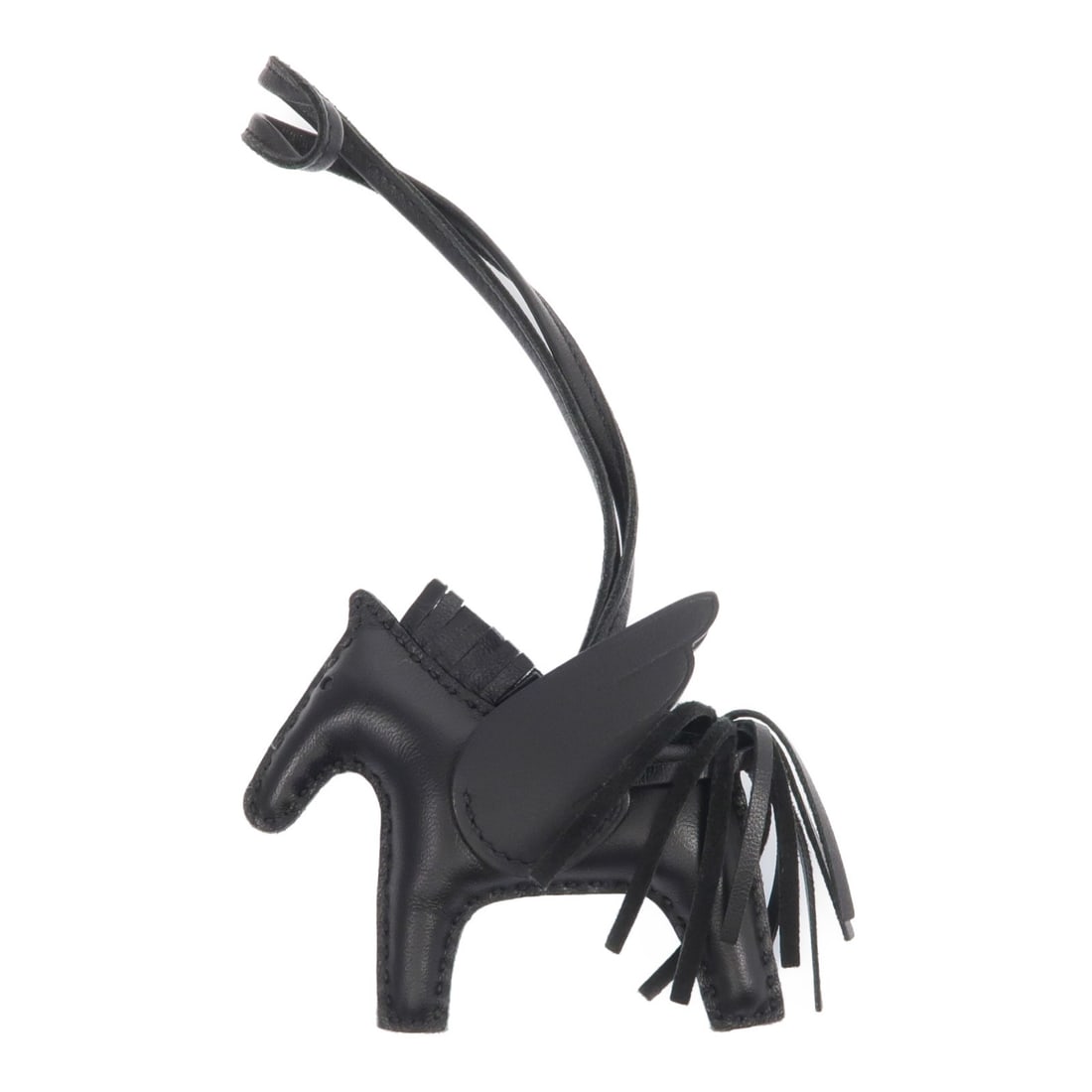 HERMES Rodeo Pegase PM Black Leather Charm (1 of 7)