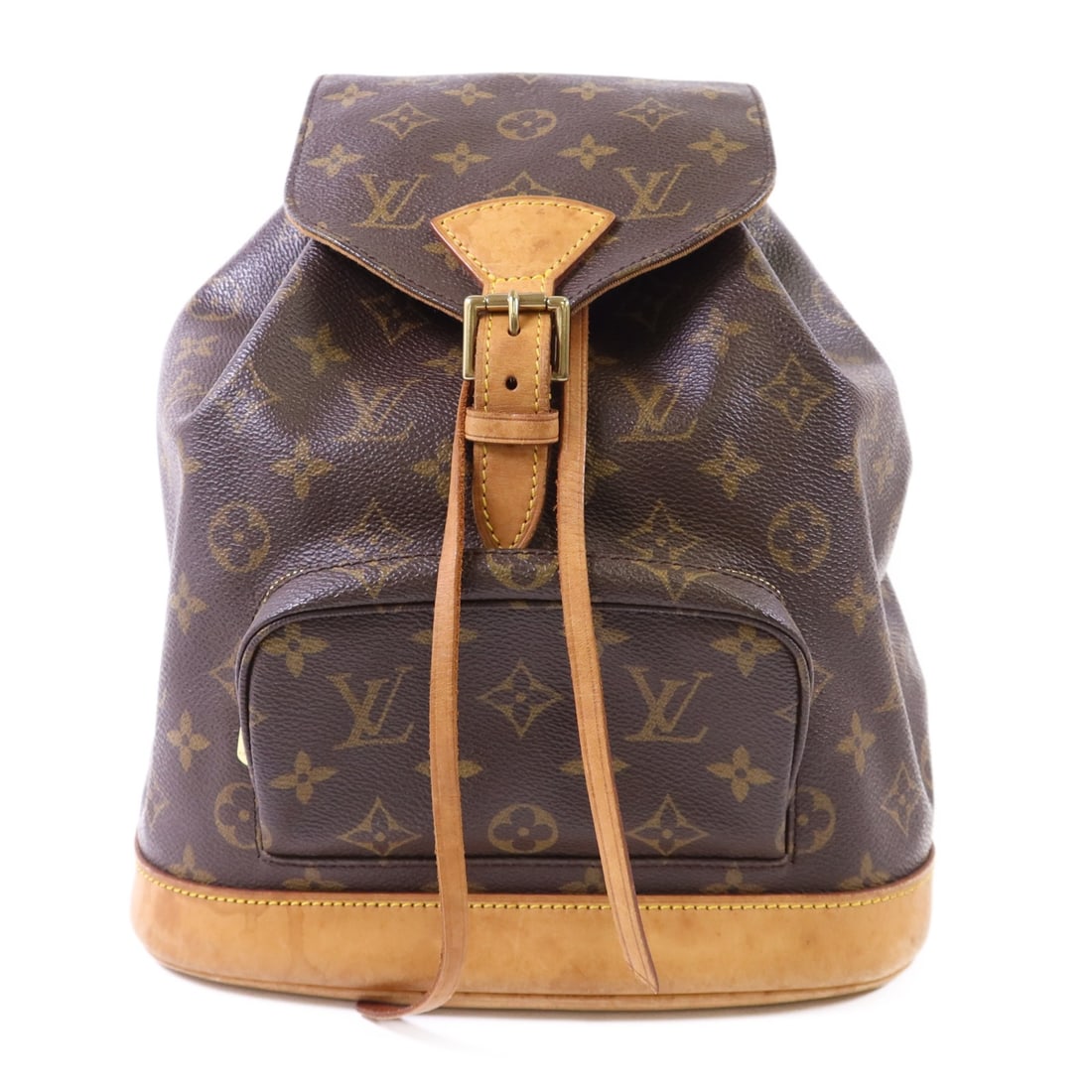 Louis Vuitton Montsouris MM Monogram Brown Backpack with Gold Hardware (1 of 18)